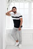 Paul Martin Polo Yaka %100 Pamuk Parça Desenli Regular Fit T-shirt