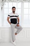 Paul Martin Polo Yaka %100 Pamuk Parça Desenli Regular Fit T-shirt
