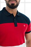 Paul Martin Polo Yaka %100 Pamuk Büyük Parça Desenli Regular Fit T-shirt