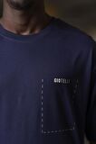 Bisiklet Yaka %100 Pamuklu Arkası Baskılı Oversize (Geniş Model) T-shirt