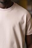 Bisiklet Yaka %100 Pamuklu Basic Oversize (Geniş Model) T-shirt