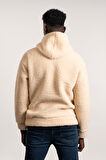 FBI Kapşonlu Kanguru Cepli Slimfit Peluş Sweatshirt