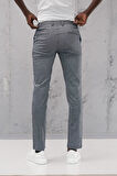 Beli Lastikli ve İplikli Slimfit Pamuklu Jogger Pantolon