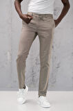 Beli Lastikli ve İplikli Slimfit Pamuklu Jogger Pantolon