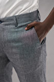 Slimfit Pamuklu Yan Cep Yazlık Gabardin Pantolon 