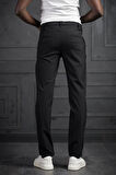 Beli Lastikli Ve İplikli Likralı Slimfit Yazlık Kumaş Jogger Pantolon 