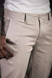Slimfit Küçük Armürlü Yazlık Pamuklu Gabardin  Pantolon 