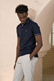 Paul Martin Regular Fit Yaka Garnili Pamuklu Polo Yaka T-shirt