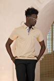 Paul Martin Regular Fit Yaka Garnili Pamuklu Polo Yaka T-shirt