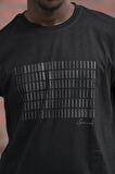 Slim Fit Pamuklu Önü Baskılı Sıfır Yaka T-Shirt