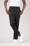 Yazlık Astarsız Arka Beli Lastikli Geniş Paça Yarım Baggy Kumaş Pantolon
