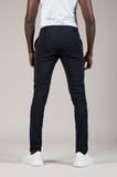Slimfit Dokulu Dar Paça Beli Lastikli Ve İplikli Yazlık Jogger Pantolon