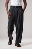 Çift Pileli Yazlık Modal Kumaş Beli Kemerli Geniş Paça Baggy Pantolon