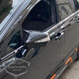Honda Civic FD6 2006-2011 Batman Yarasa Ayna Kapağı Piano Black ABS Plastik