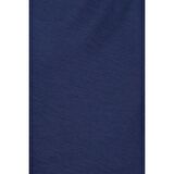 Lacivert Bisiklet Yaka Organik Pamuklu Tişört