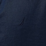 Nautica Erkek Lacivert Classic Fit Keten Gömlek