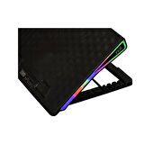 INCA ARRAX II INC-609TGS 13-17" SİYAH 2X RGB FANLI NOTEBOOK SOĞUTUCU