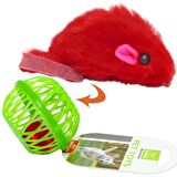 Nunbell Kedi Oyuncak Fareli Kafes 7 cm