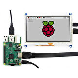 WaveShare 5 Inch HDMI Rezistif Dokunmatik LCD (Çoklu Sistem) - 800x480 (G)