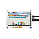WaveShare 5 Inch HDMI Rezistif Dokunmatik LCD (Çoklu Sistem) - 800x480 (G)