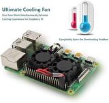 Robotistan Çift Fanlı Soğutucu (Raspberry Pi 3B+/4B Uyumlu)