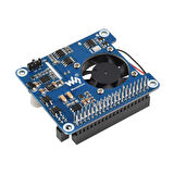 Raspberry Pi 3B+, 4B ve 802.3af-at network uyumlu Ethernet üzerinden güç HAT (C)