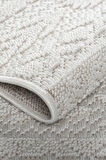 Modern Tasarımlı Jüt Dokuma Loop Sisal Krem Renk Halı