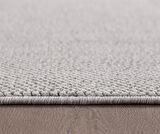 Yumuşak Bukleli Sisal Jüt Salon Oturma Odası Gümüş Renkli Halı