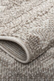 Modern Tasarımlı Jüt Dokuma Loop Sisal Kahve Renk Halı