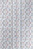 Karo İskandinav Kilim Desenli Kaymaz Taban yıkanabilir renkli Halı