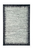 Zebra Çizgi Desenli Modern Abstrak Tasarımlı Halı Kaymaz Taban Makinada Yıkanabilir Siyah Beyaz Renkli Kaymaz Taban Halı