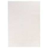 Kabartmalı Yumuşak Dalga Desenli İskandinav Bohem Tarzı Halı Krem tonlarında