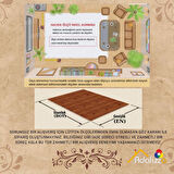 Modern Krem Renkli Bohem Salon Mutfak Mekan Teras Balkon Oda ve Çocuk Halısı Oymalı Tasarım Halı