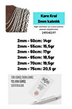 Erkek Gümüş Kolye - 2mm Kare Kral Model 925 Ayar Gümüş Erkek Kolye Zincir 249540197