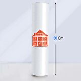 Alveta El Tipi Rulo Streç Film %150 Esneklik 2 Kg 17 Mikron 200 Metre Yırtılmaya Dayanıklı 50 Cm