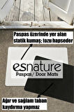 Esnature Sevimli Tembel Kedi Kapı Önü Paspası 45x70 Cm