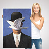 Melon Şapkalı Adam René Magritte Duvar Tablosu-6099
