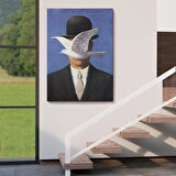 Melon Şapkalı Adam René Magritte Duvar Tablosu-6099