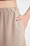 DeFacto Regular Fit Normal Bel Keten Karışımlı Şort D0967AX24HSBG245