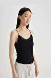 DeFacto Regular Fit Ribana Atlet-Fall in Love A9744AX24SPBK81