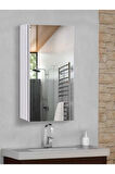 Aynalı Banyo Dolabı Tek Kapaklı 60X40X15 cm