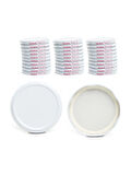 Kavanoz Kapağı 82mm 10'lu Paket Beyaz Renk Vakumlu Konserve Kapağı