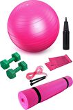 Tosima Pilates Seti Top Minder Lastik Atlama Ipi Dambıl Pompa Hediyeli