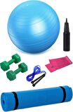 Tosima Pilates Seti Top Minder Lastik Atlama Ipi Dambıl Pompa Hediyeli