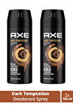 2 Adet Axe Dark Temptatıon Bay Parfüm Kofre 150 ml