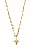Kutup Yıldızı Zincir Kolye - Altın