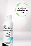 3 Adet Emotion Invisible Fresh Black & White Kadın Deodorant 150ml Vegan, Leke Bırakmaz