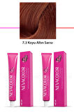 2 li Set Premium 7.3 Koyu Altın Sarısı - Kalıcı Krem Saç Boyası 2 X 50 g Tüp