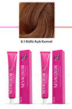 2 li Set Premium 8.1 Küllü Açık Kumral - Kalıcı Krem Saç Boyası 2 X 50 g Tüp