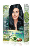 2 Paket Natural Beauty Amonyaksız Saç Boyası 1.1 Mavi Siyah